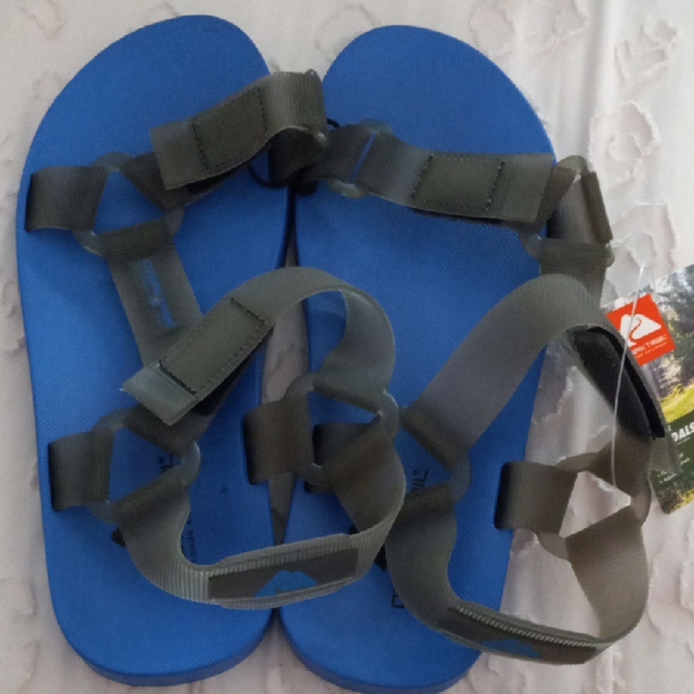 Ozark Trail Blue and Gray Men's Sandals